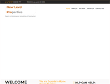 Tablet Screenshot of newlevelproperties.com
